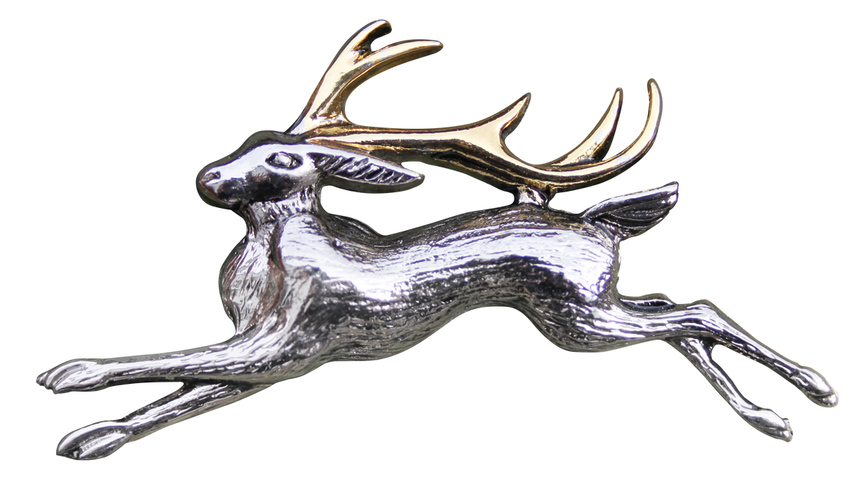 The Jackalope for Warrior's Strength Brooch by Briar