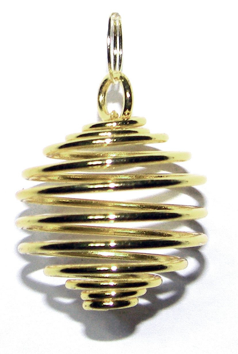 Gold Round Treasure Spiral