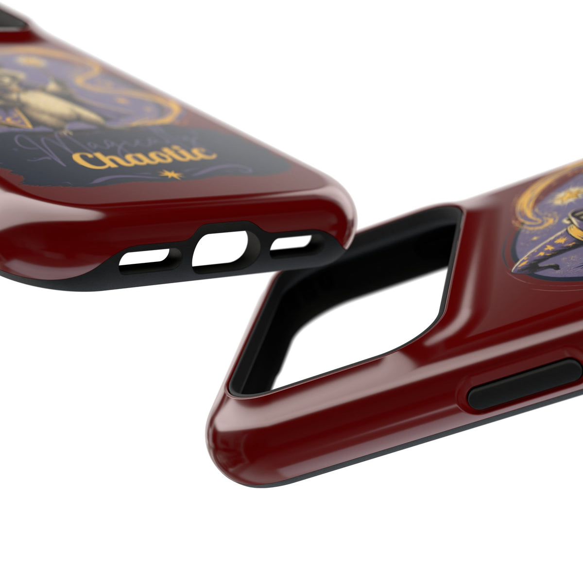 Magnetic Phone Case – Magical Chaotic Raccoon Design