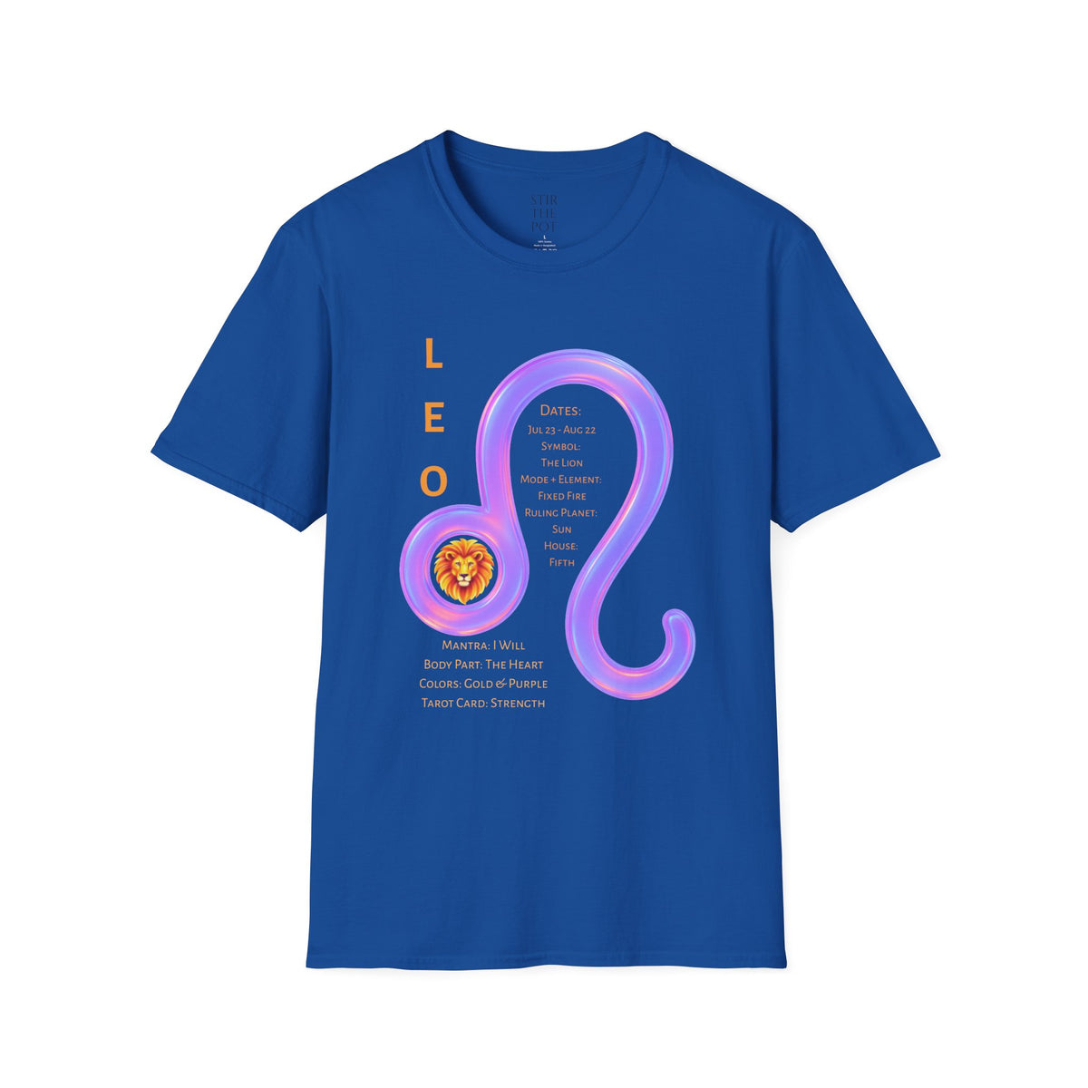 Leo Zodiac T-Shirt Style 1