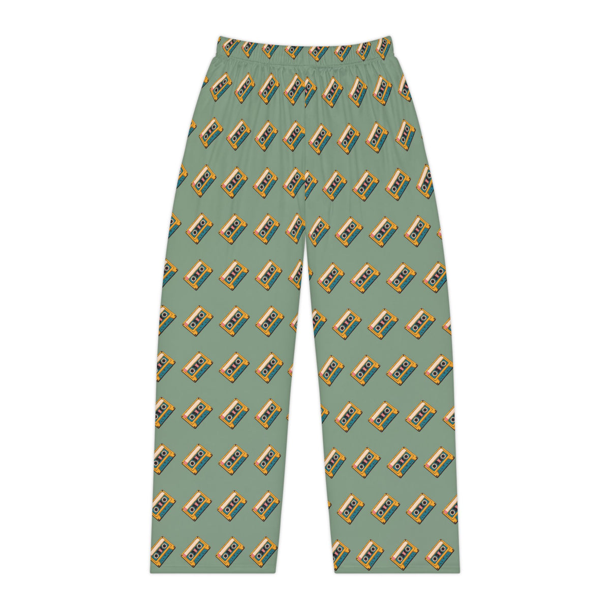 Colorful Cassette Tape Print Women's Pajama Pants