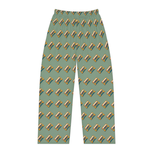 Colorful Cassette Tape Print Women's Pajama Pants