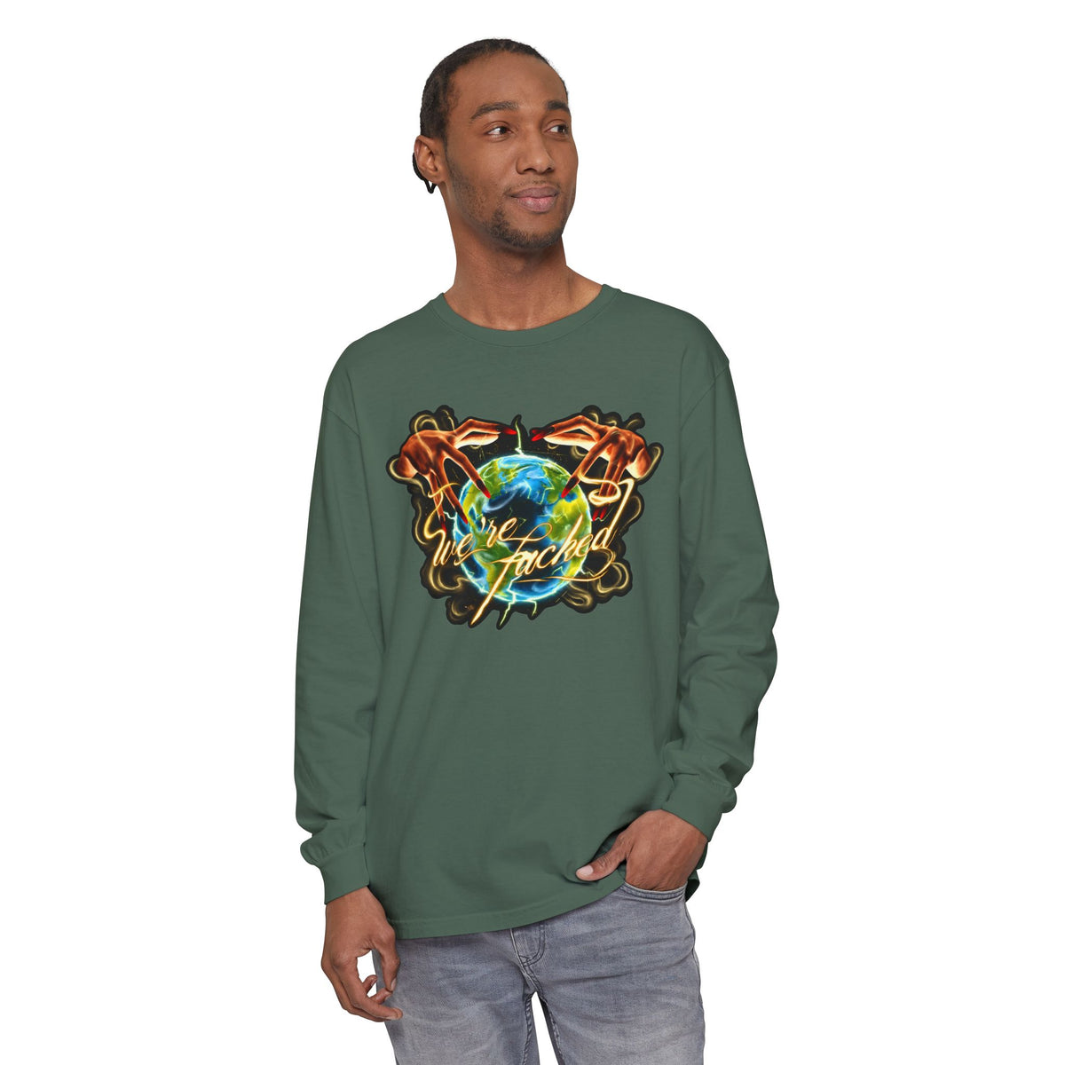 We're Fucked Long Sleeved T-shirt