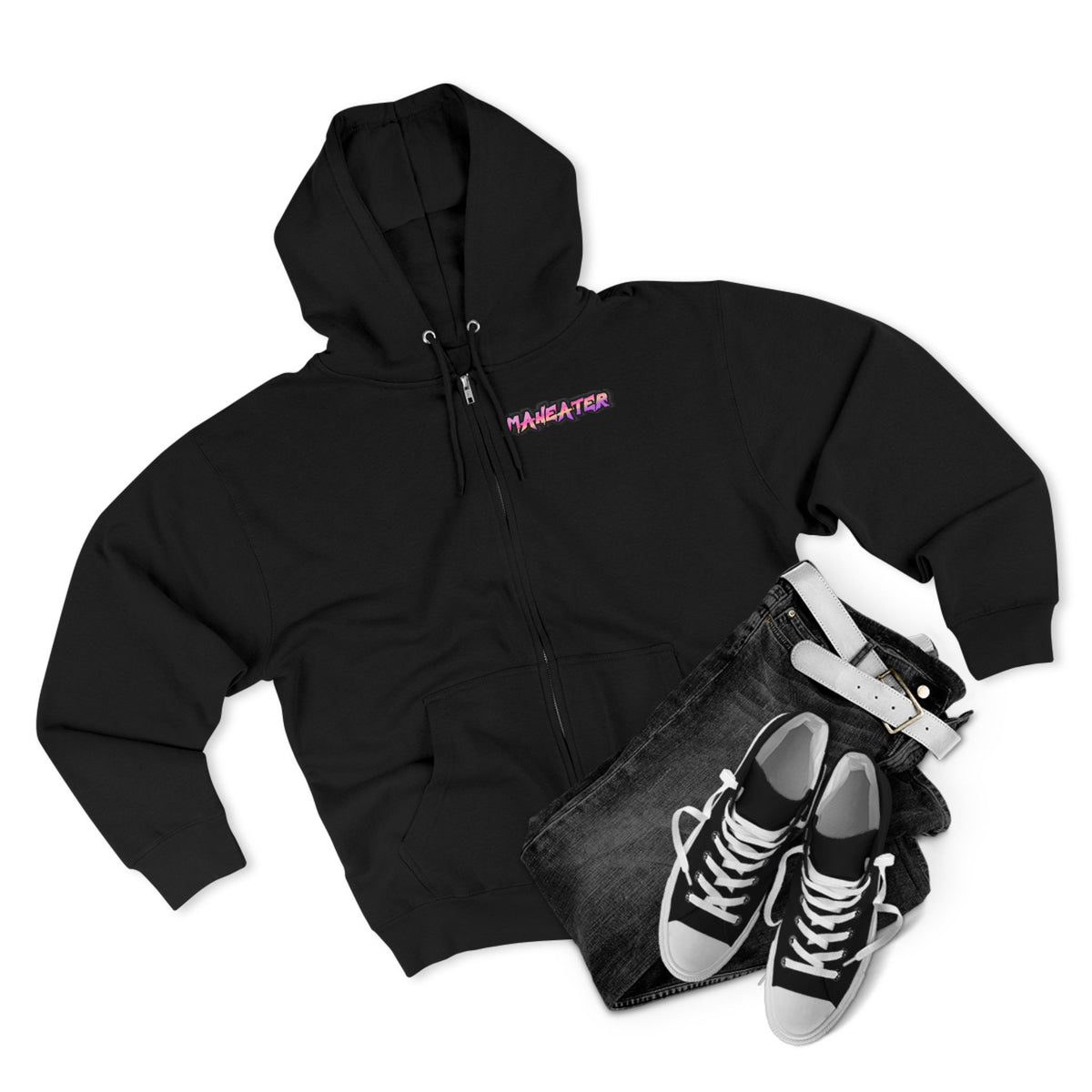 Maneater Zip Up Hoodie