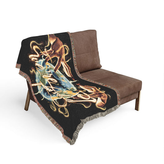 We're Fucked Woven Blanket