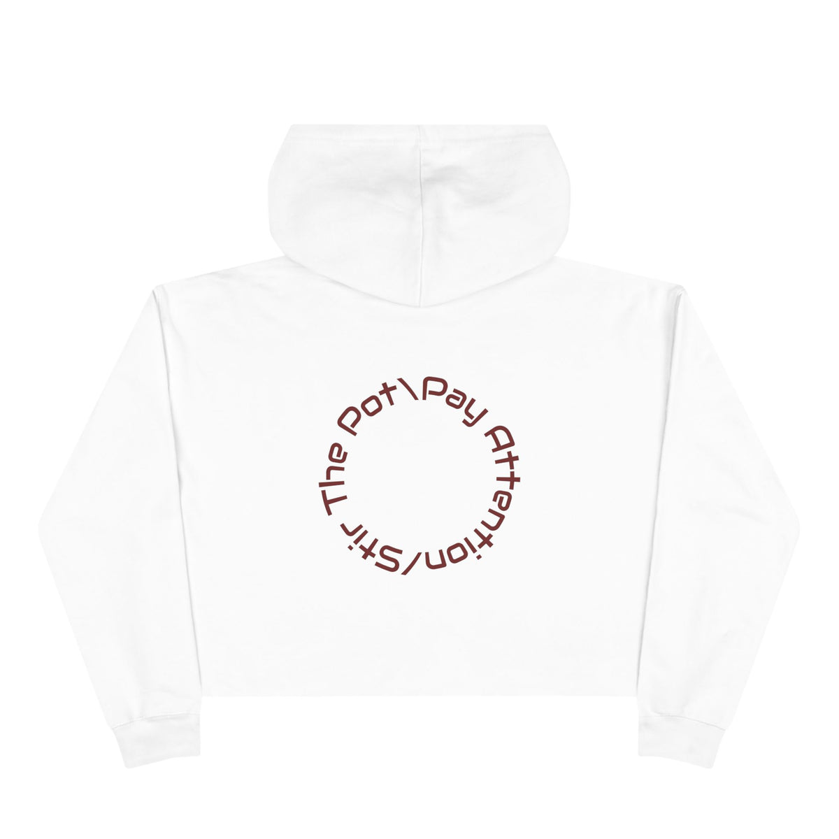 We're Fucked Crop Hoodie