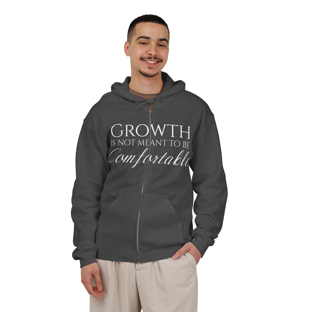 Growth Full Zip Hooded Sweatshirt