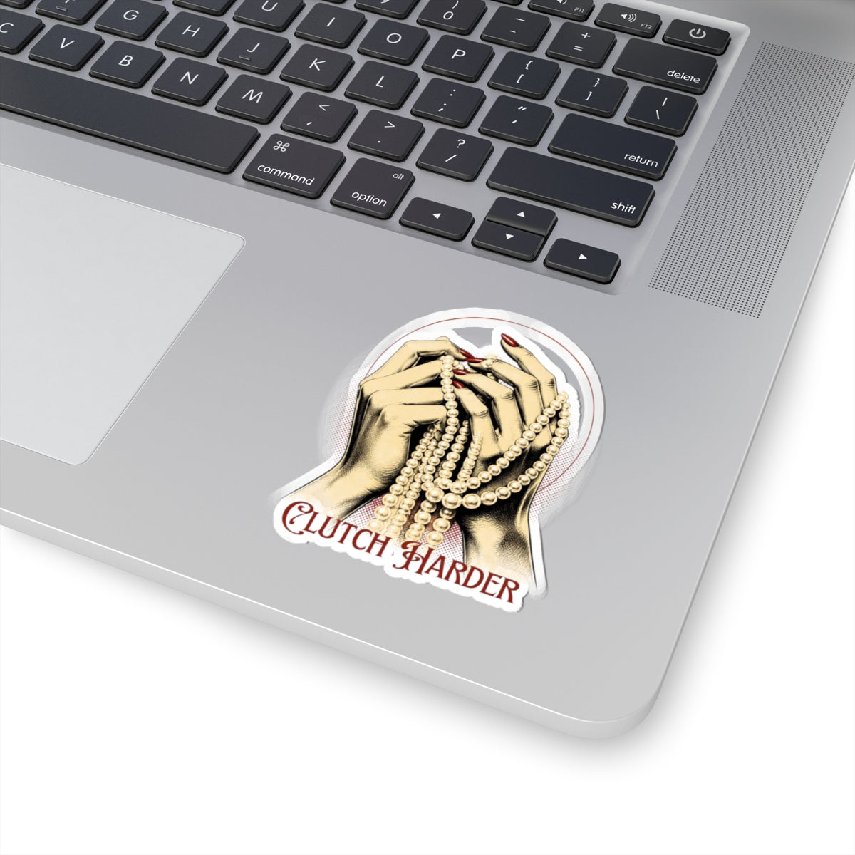 Clutch Harder Kiss-Cut Sticker