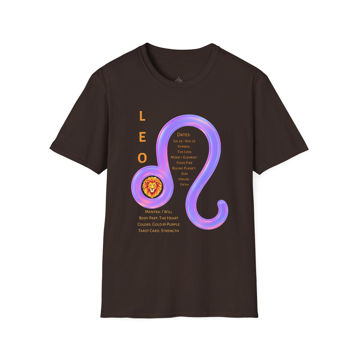 Leo Zodiac T-Shirt Style 1