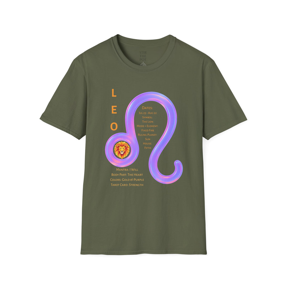Leo Zodiac T-Shirt Style 1