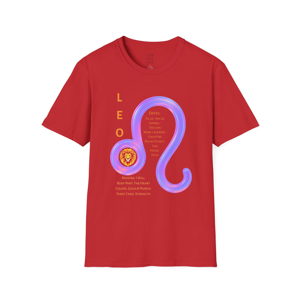 Leo Zodiac T-Shirt Style 1