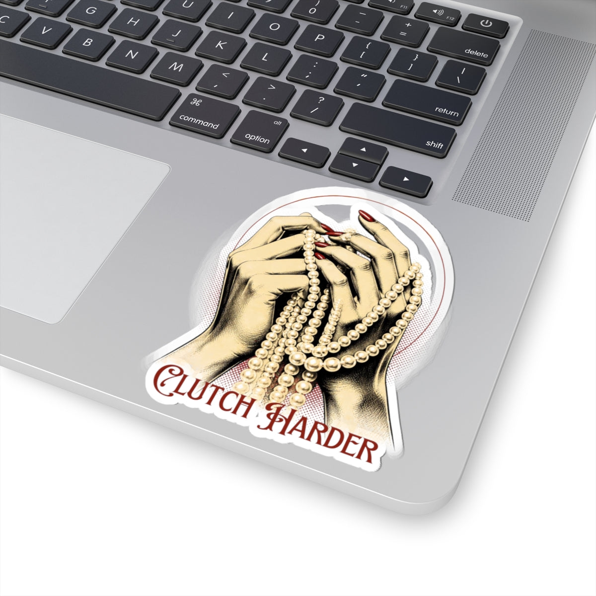 Clutch Harder Kiss-Cut Sticker