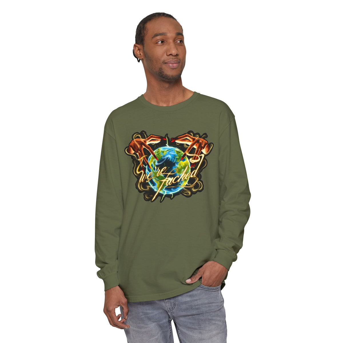 We're Fucked Long Sleeved T-shirt