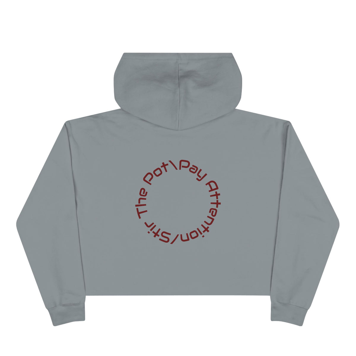 We're Fucked Crop Hoodie