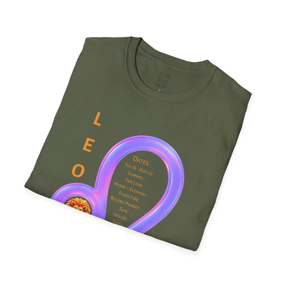 Leo Zodiac T-Shirt Style 1