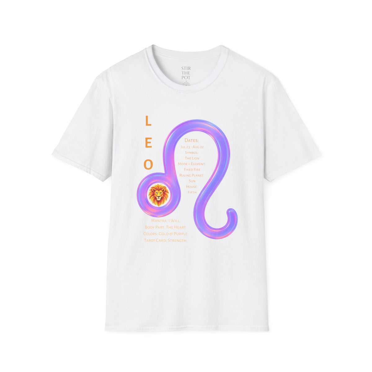 Leo Zodiac T-Shirt Style 1