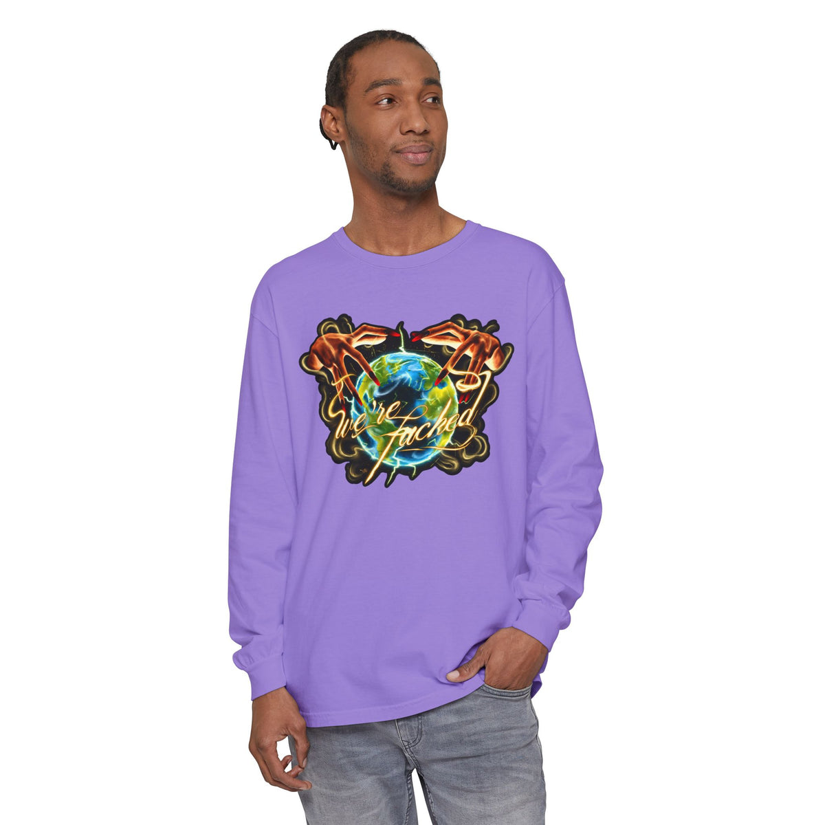 We're Fucked Long Sleeved T-shirt