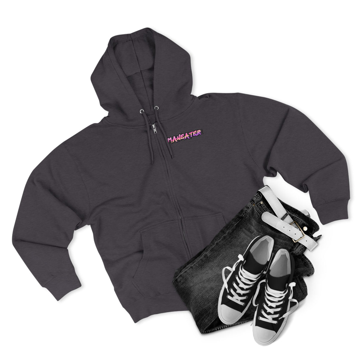 Maneater Zip Up Hoodie