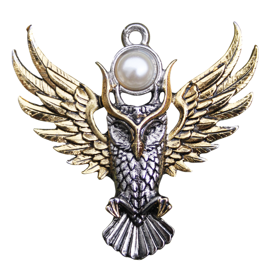 Owl of Athena For Magickal Wisdom Pendant by Briar