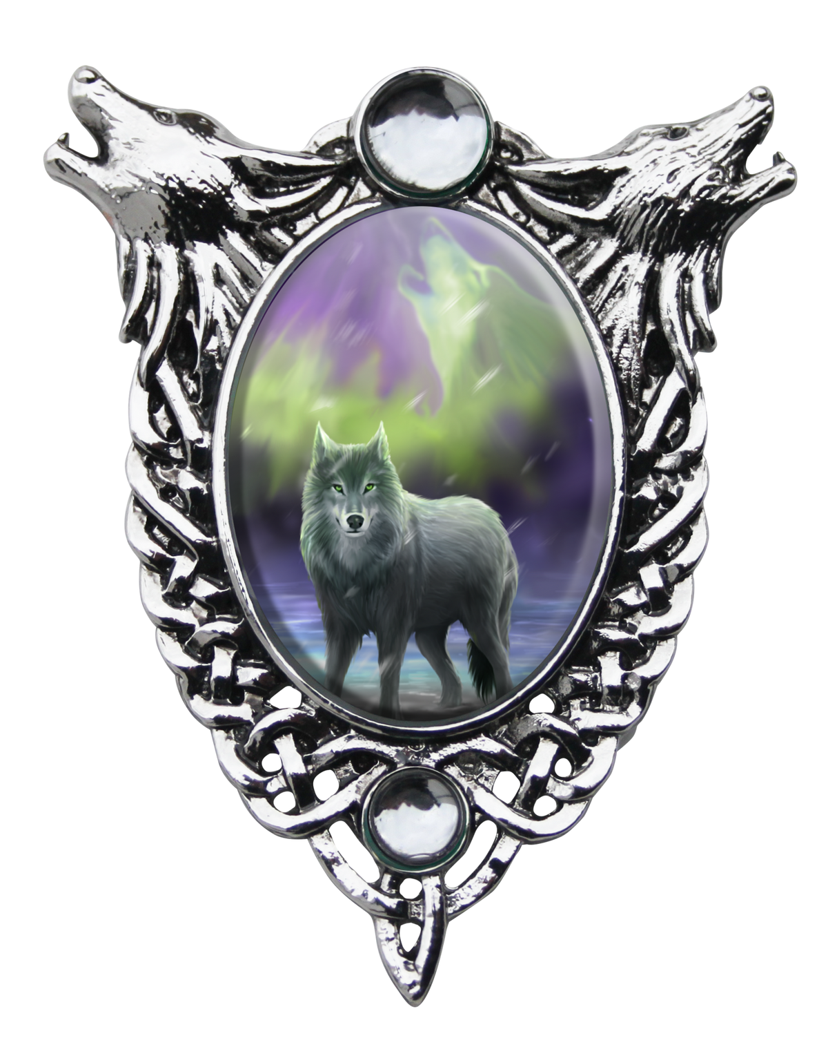 Aura Wolf Cameo by Anne Stokes