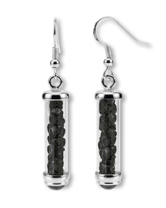 Black Tourmaline Earrings for Protection, Grounding & Clearing Energy