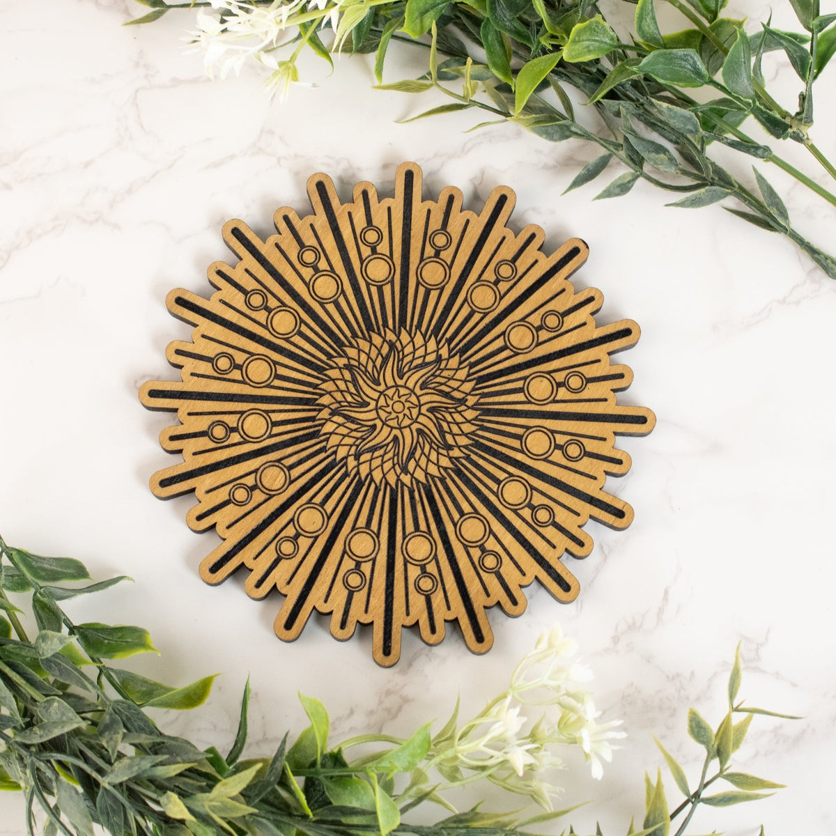Sunburst Crystal Grid